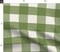 Buffalo Plaid Gingham Check Watercolor Spring Summer Green Cream Custom Printed Fabric by Spoonflower Various Fabrics by the Yard or Fat Quarter